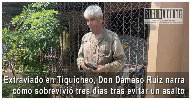 Extraviado en Tiquicheo, Don Dámaso Ruiz narra cómo sobrevivió tres días tras evitar un asalto