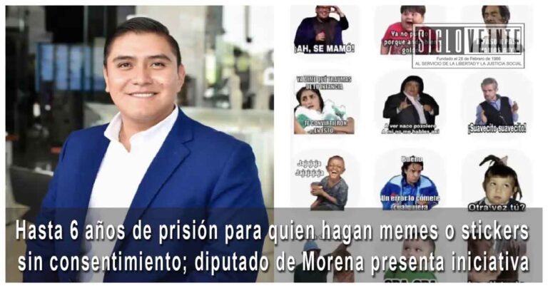 Hasta 6 años de prisión para quien hagan memes o stickers sin consentimiento; diputado de Morena presenta iniciativa