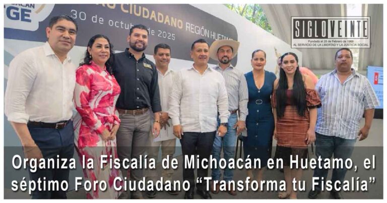 Organiza la Fiscalía de Michoacán en Huetamo, el séptimo Foro Ciudadano “Transforma tu Fiscalía”