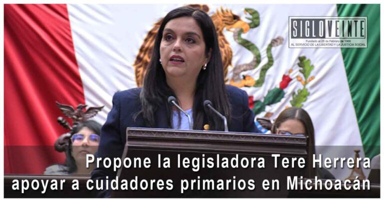 Propone la legisladora Tere Herrera apoyar a cuidadores primarios en Michoacán