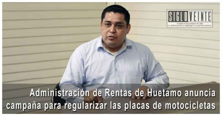 Administración de Rentas de Huetamo anuncia campaña para regularizar las placas de motocicletas
