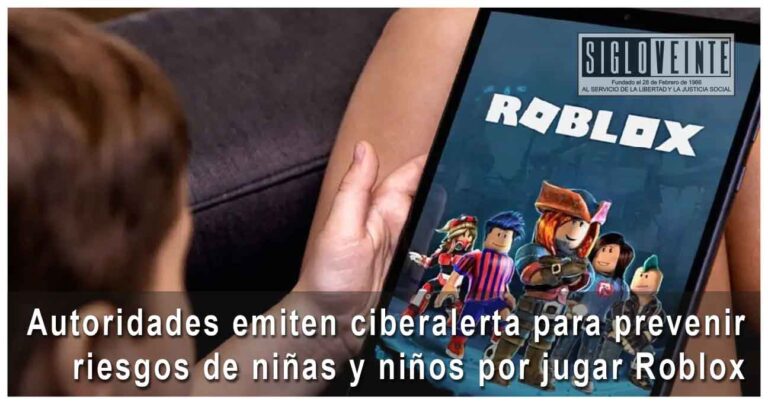 Autoridades emiten ciberalerta para prevenir riesgos de niñas y niños por jugar Roblox