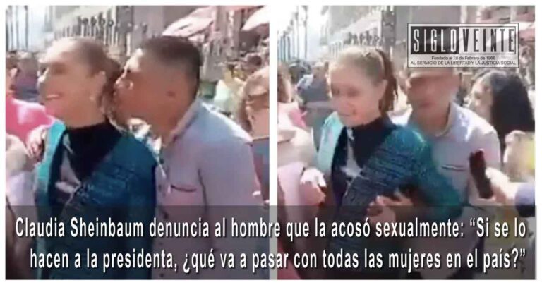 Claudia Sheinbaum denuncia al hombre que la acosó sexualmente: “Si se lo hacen a la presidenta, ¿qué va a pasar con todas las mujeres en el país?”