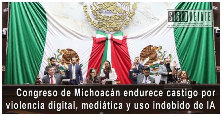 Congreso de Michoacán endurece castigo por violencia digital, mediática y uso indebido de IA
