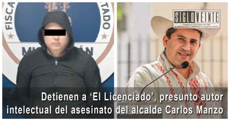 Detienen a ‘El Licenciado’, presunto autor intelectual del asesinato de Carlos Manzo