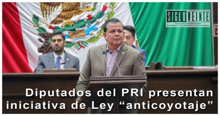 Diputados del PRI presentan iniciativa de Ley “anticoyotaje”