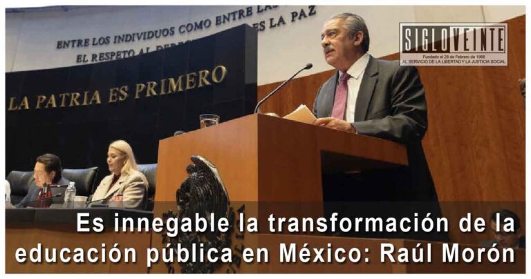 Es innegable la transformación de la educación pública en México: Raúl Morón Orozco