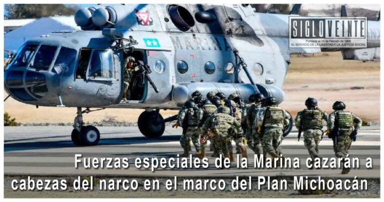 Fuerzas especiales de la Marina cazarán a cabezas del narco en el marco del Plan Michoacán