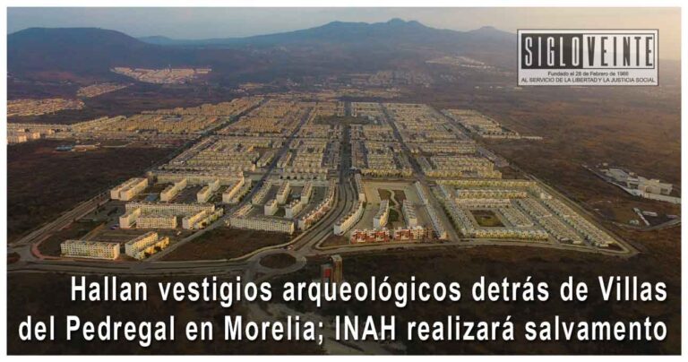 Hallan vestigios arqueológicos detrás de Villas del Pedregal en Morelia; INAH realizará salvamento