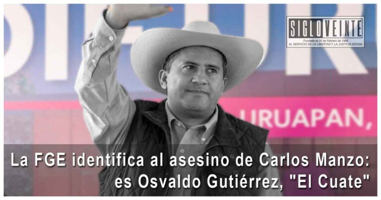 La FGE identifica al asesino de Carlos Manzo: es Osvaldo Gutiérrez, «El Cuate»