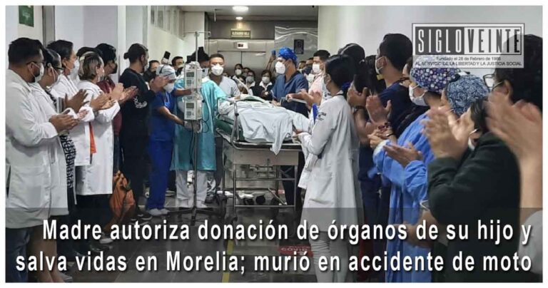 Madre autoriza donación de órganos de su hijo y salva vidas en Morelia; murió en accidente de moto