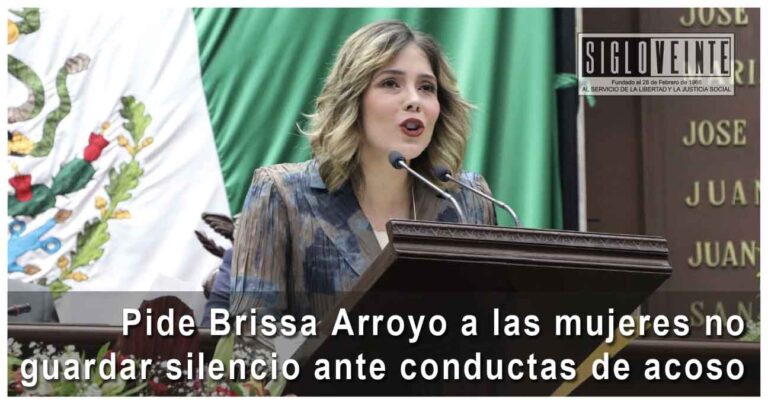 Pide Brissa Arroyo a las mujeres no guardar silencio ante conductas de acoso