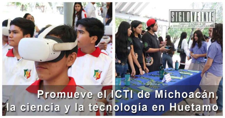 Promueve el ICTI de Michoacán, la ciencia y la tecnología en Huetamo