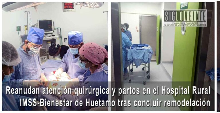 Reanudan atención quirúrgica y partos en el Hospital Rural IMSS-Bienestar de Huetamo tras concluir remodelación