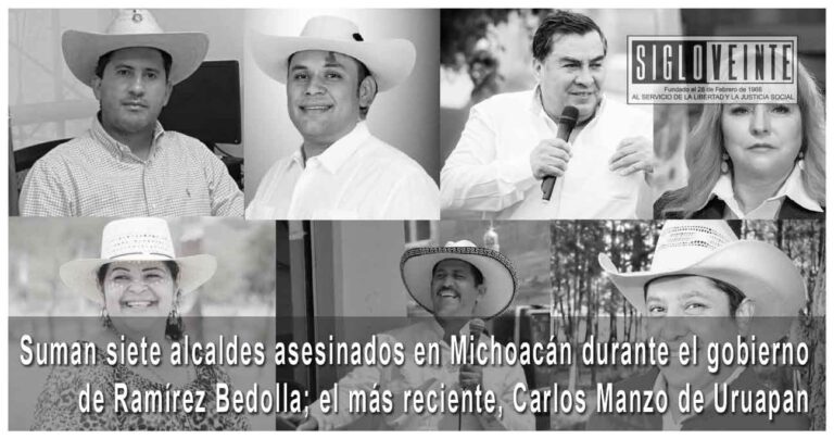 Suman siete alcaldes asesinados en Michoacán durante el gobierno de Ramírez Bedolla; el más reciente, Carlos Manzo de Uruapan