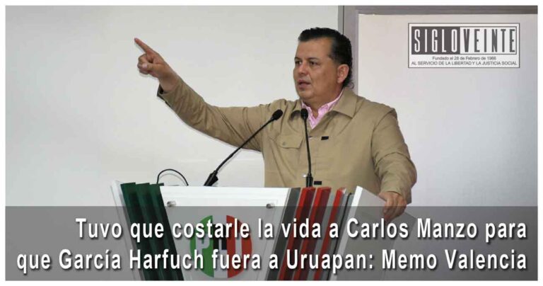 Tuvo que costarle la vida a Carlos Manzo para que García Harfuch fuera a Uruapan: Memo Valencia
