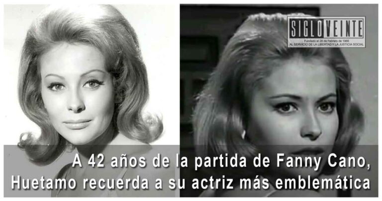 A 42 años de la partida de Fanny Cano, Huetamo recuerda a su actriz más emblemática