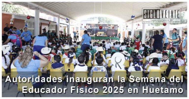 Autoridades inauguran la Semana del Educador Físico 2025 en Huetamo