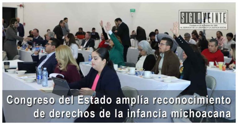Congreso del Estado amplía reconocimiento de derechos de la infancia michoacana