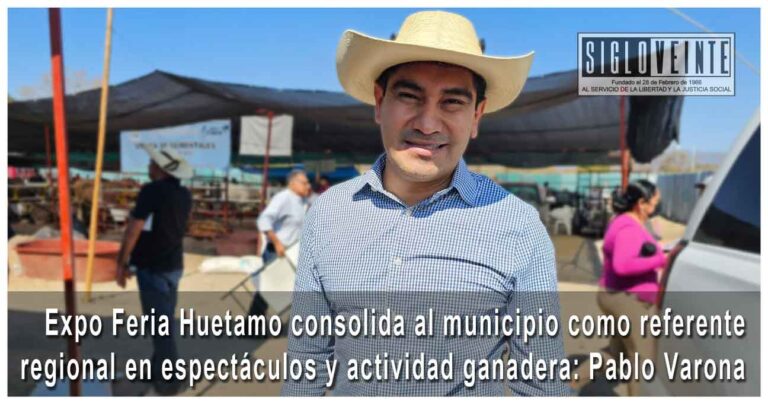 Expo Feria Huetamo consolida al municipio como referente regional en espectáculos y actividad ganadera: Pablo Varona
