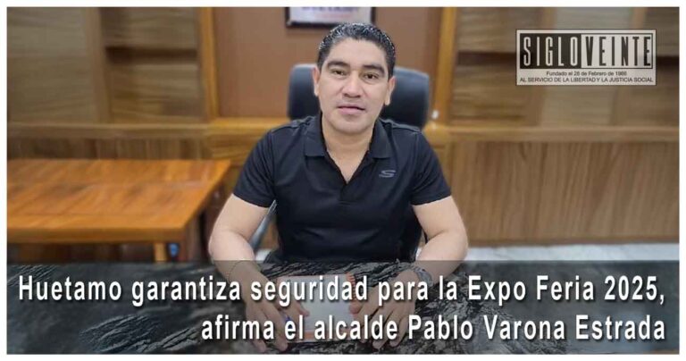 Huetamo garantiza seguridad para la Expo Feria 2025, afirma el alcalde Pablo Varona Estrada