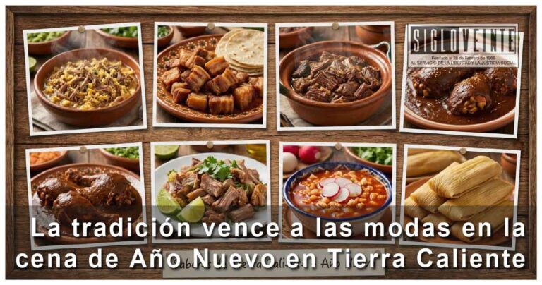La tradición vence a las modas en la cena de Año Nuevo en Tierra Caliente