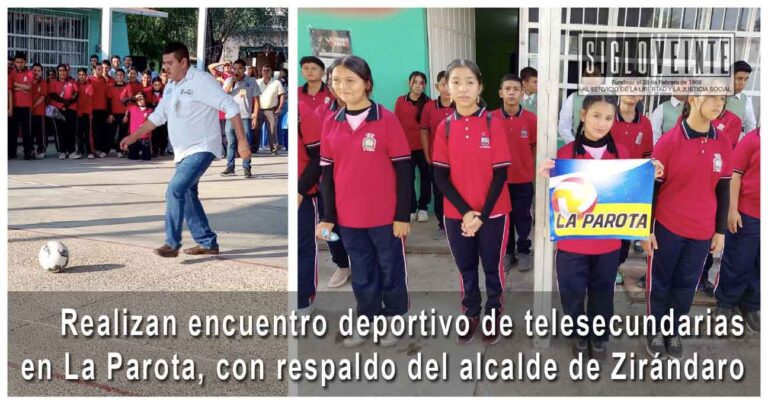 Realizan encuentro deportivo de telesecundarias en La Parota, con respaldo del alcalde de Zirándaro