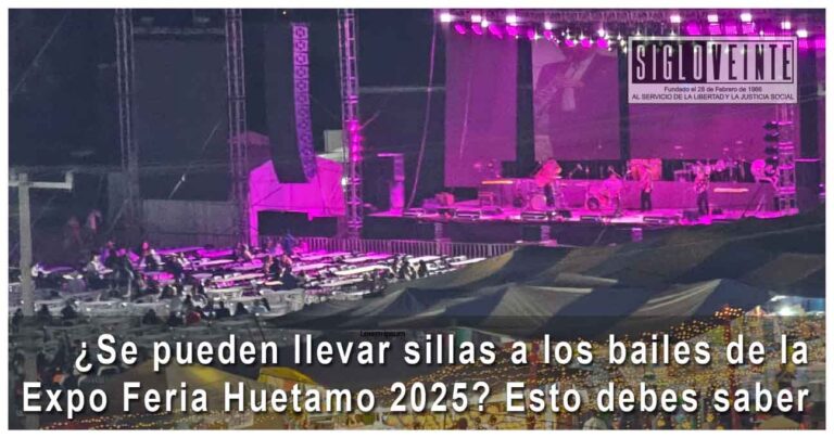 ¿Se pueden llevar sillas a los bailes de la Expo Feria Huetamo 2025? Esto debes saber
