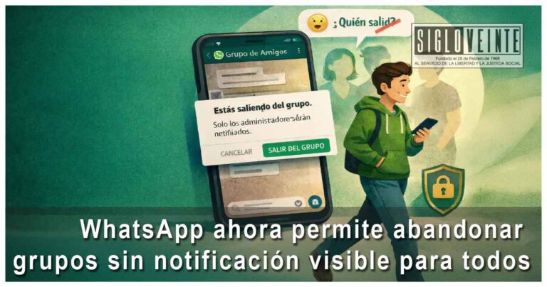 WhatsApp ahora permite abandonar grupos sin notificación visible para todos