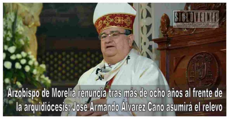 Arzobispo de Morelia renuncia tras más de ocho años al frente de la arquidiócesis; José Armando Álvarez Cano asumirá el relevo