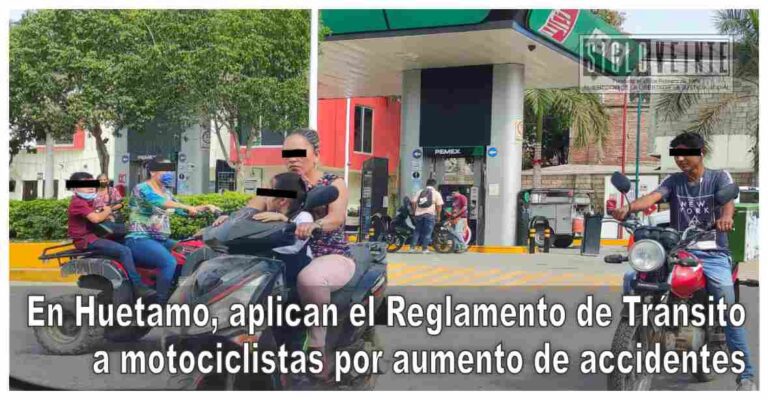 En Huetamo, aplican el Reglamento de Tránsito a motociclistas por aumento de accidentes