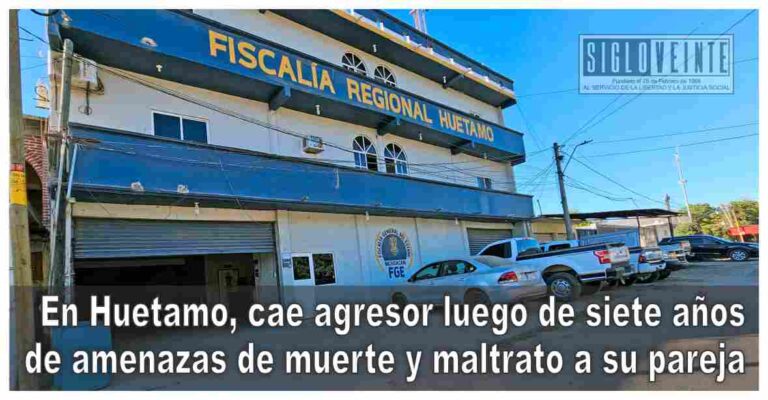En Huetamo, cae agresor luego de siete años de amenazas de muerte y maltrato a su pareja