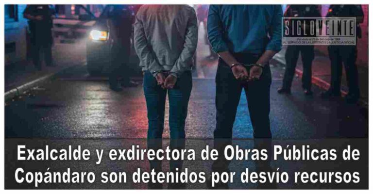 Exalcalde y exdirectora de Obras Públicas de Copándaro son detenidos por desvío recursos