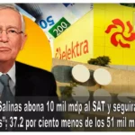 Grupo Salinas abona 10 mil mdp al SAT y seguirá pagando en 18 “abonos chiquitos”; 37.2 por ciento menos de los 51 mil millones de pesos