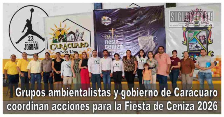 Grupos ambientalistas y gobierno de Carácuaro coordinan acciones para la Fiesta de Ceniza 2026
