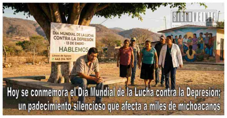 Hoy se conmemora el Día Mundial de la Lucha contra la Depresión, un padecimiento silencioso que afecta a miles de michoacanos