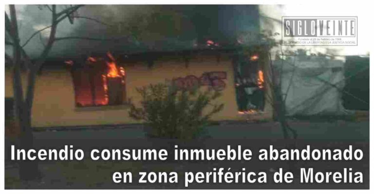 Incendio consume inmueble abandonado en zona periférica de Morella