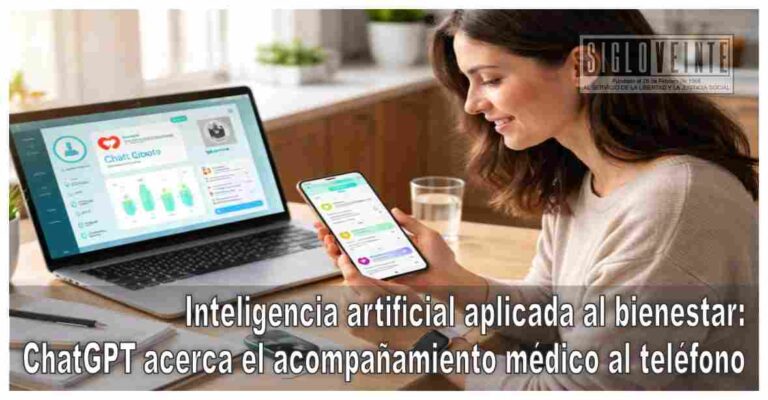 Inteligencia artificial aplicada al bienestar: ChatGPT acerca el acompañamiento médico al teléfono