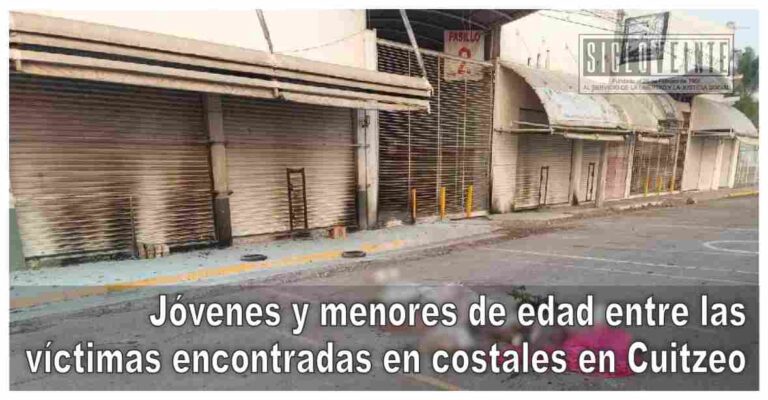 Jóvenes y menores de edad entre las víctimas encontradas en costales en Cuitzeo