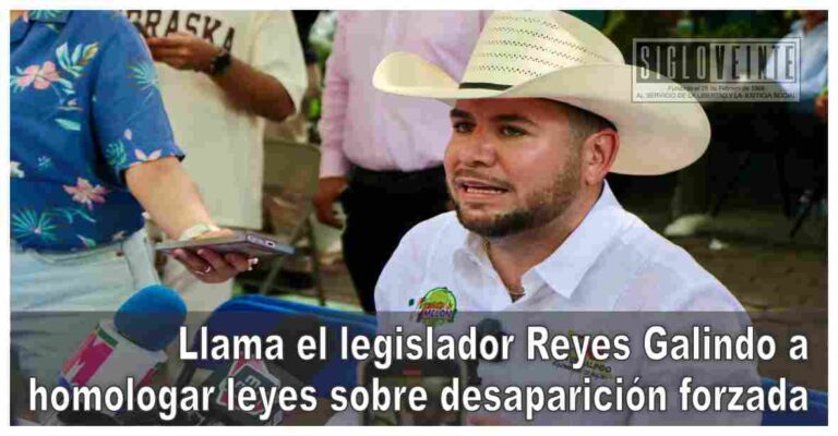 Llama el legislador Reyes Galindo a homologar leyes sobre desaparición forzada