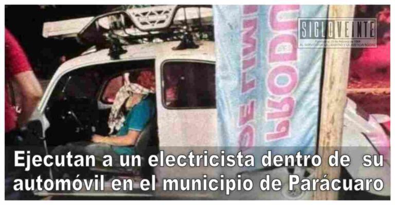 Ejecutan a un electricista dentro de su automóvil en el municipio de Parácuaro