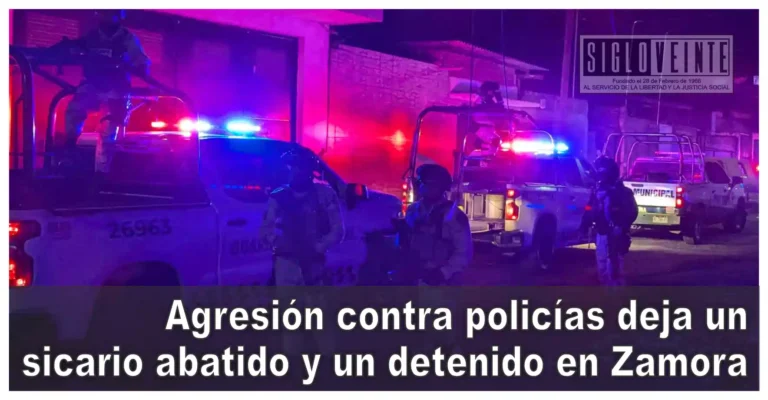 Agresión contra policías deja un sicario abatido y un detenido en Zamora