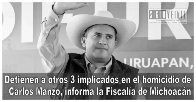 Detienen a otros 3 implicados en el homicidio de Carlos Manzo, informa la Fiscalía de Michoacán