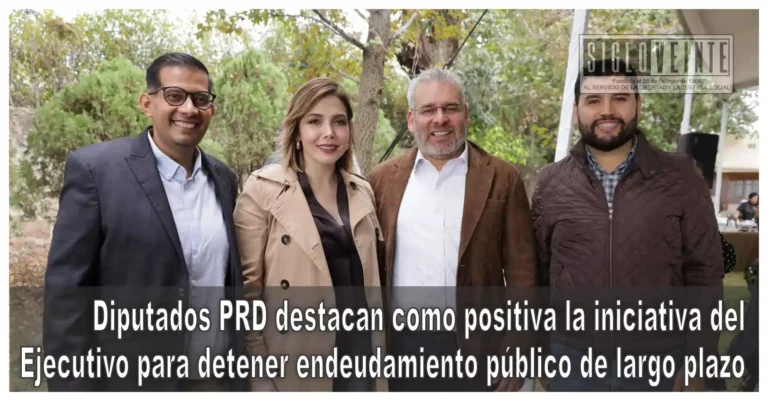 Diputados PRD destacan como positiva la iniciativa del Ejecutivo para detener endeudamiento público de largo plazo