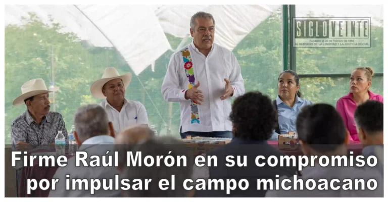 Firme Raúl Morón en su compromiso por impulsar el campo michoacano