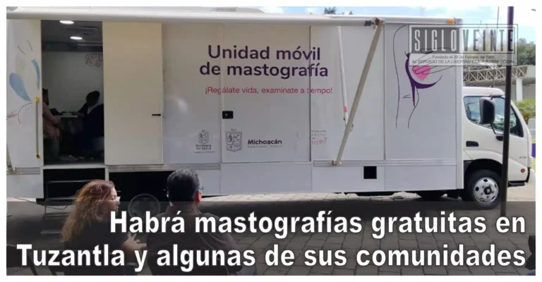 Habrá mastografías gratuitas en Tuzantla y algunas de sus comunidades