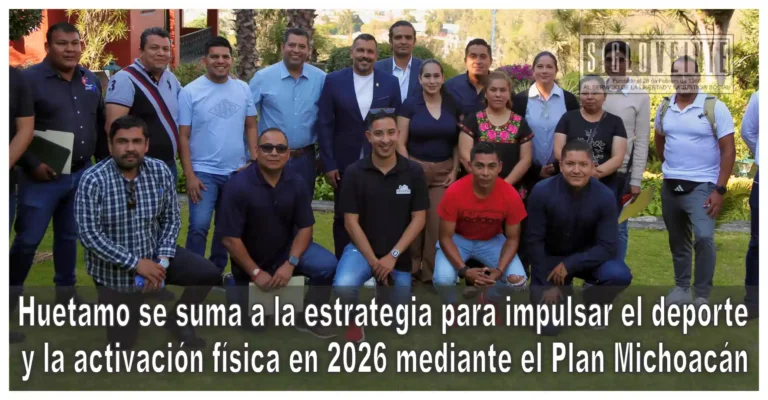 Huetamo se suma a la estrategia para impulsar el deporte y la activación física en 2026 mediante el Plan Michoacán