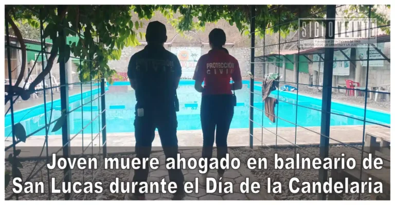 Joven muere ahogado en balneario de San Lucas durante Día de la Candelaria