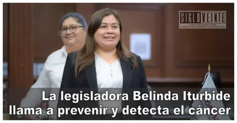La legisladora Belinda Iturbide llama a prevenir y detecta el cáncer