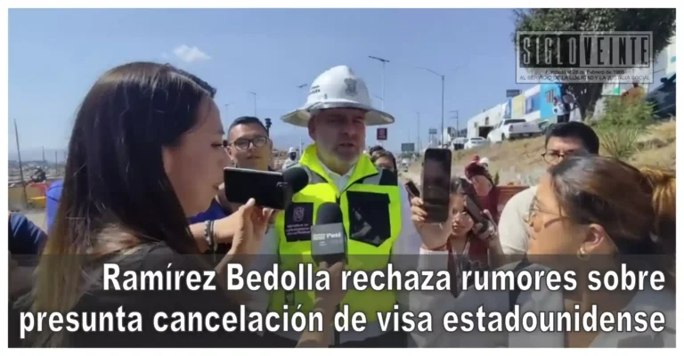 Ramírez Bedolla rechaza rumores sobre presunta revocación de visa estadounidense